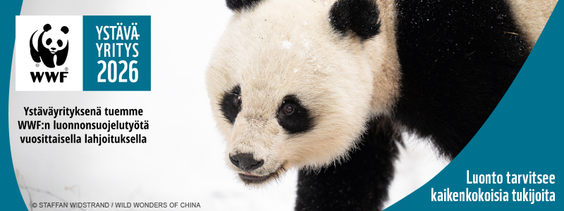 Olemme WWF:n ystäväyritys